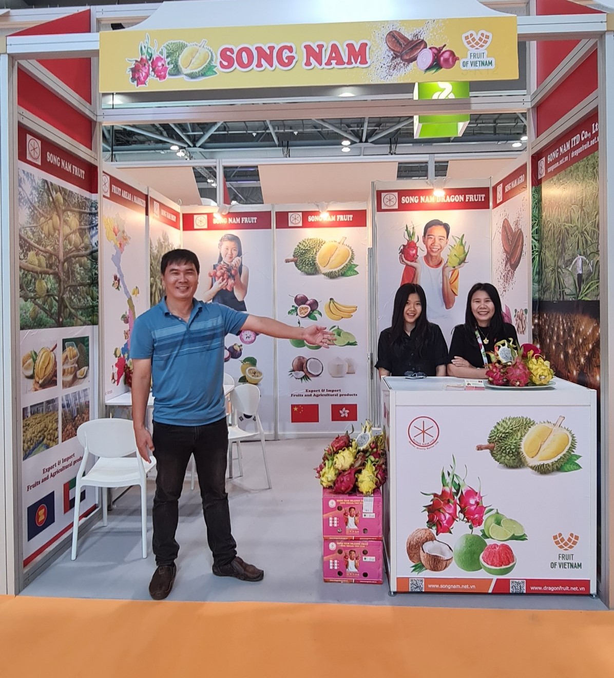 Song Nam booth has presented at the center location (Hall 3C)